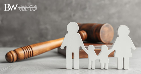 Image of gavel and family