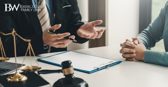 image someone meeting with a lawyer