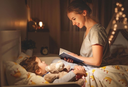 Bedtime with child